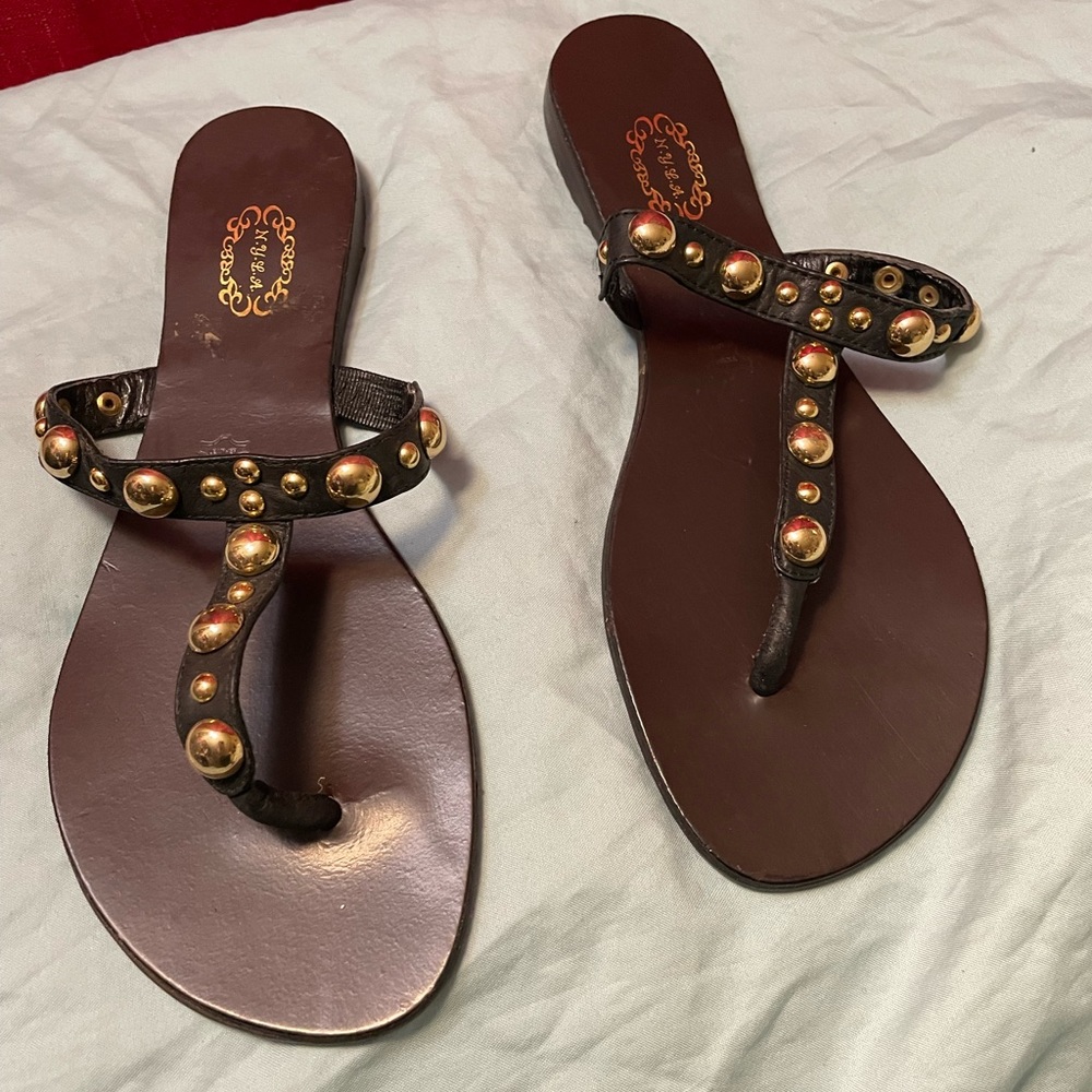 Studded sandals